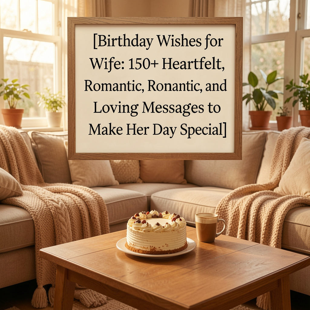 Birthday Wishes for Wife: 150+ Heartfelt, Romantic, and Loving Messages to Make Her Day Special