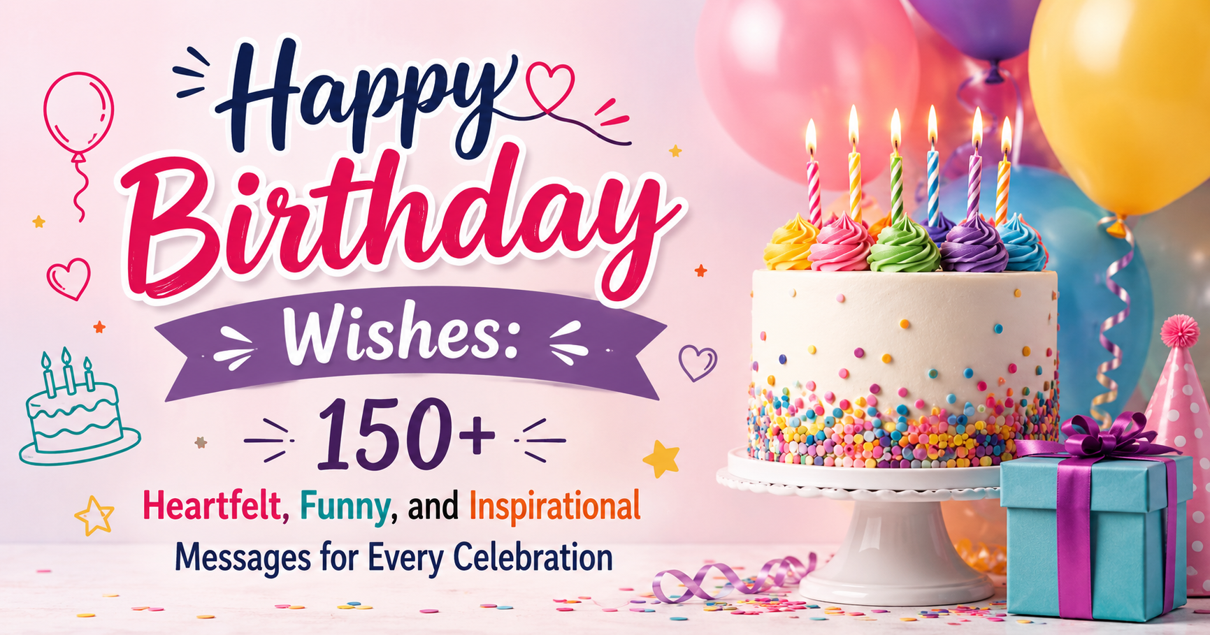 Happy Birthday Wishes: 150+ Heartfelt, Funny, and Inspirational Messages for Every Celebration