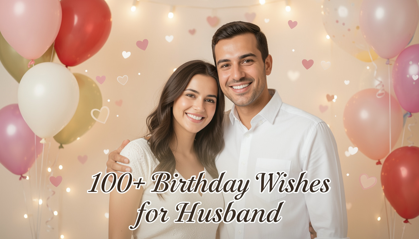 Birthday Wishes for Husband: 100+ Heartfelt, Romantic & Funny Messages to Make His Day Special