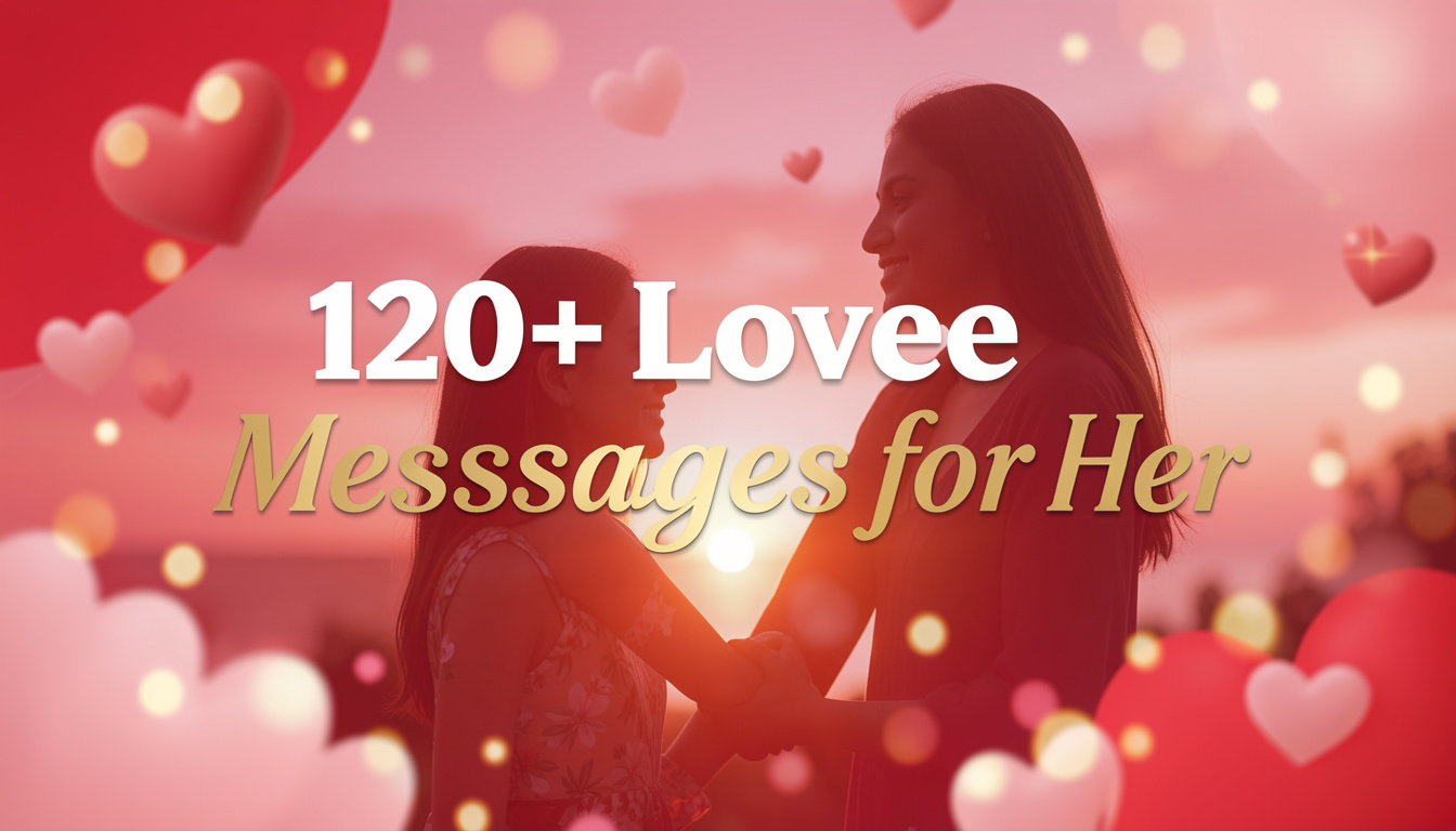 Love Messages for Her: 120+ Romantic, Sweet & Heart Touching Messages