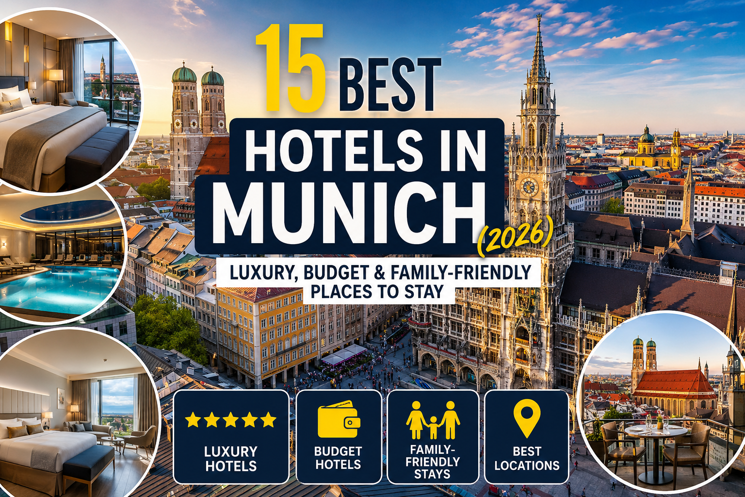 15 Best Hotels in Munich (2026): Luxury, Budget & Family-Friendly Places to Stay