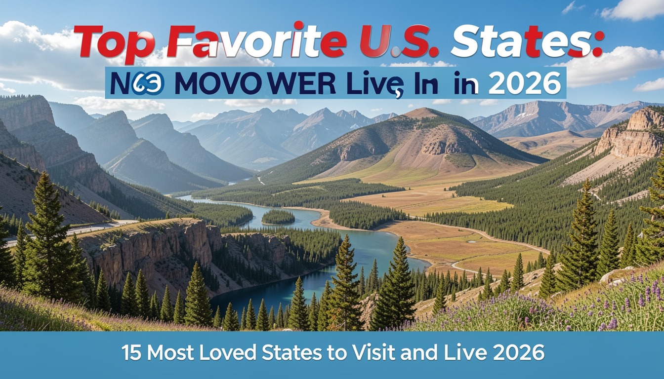 Top Favorite U.S. States: 15 Most Loved States to Visit and Live in 2026