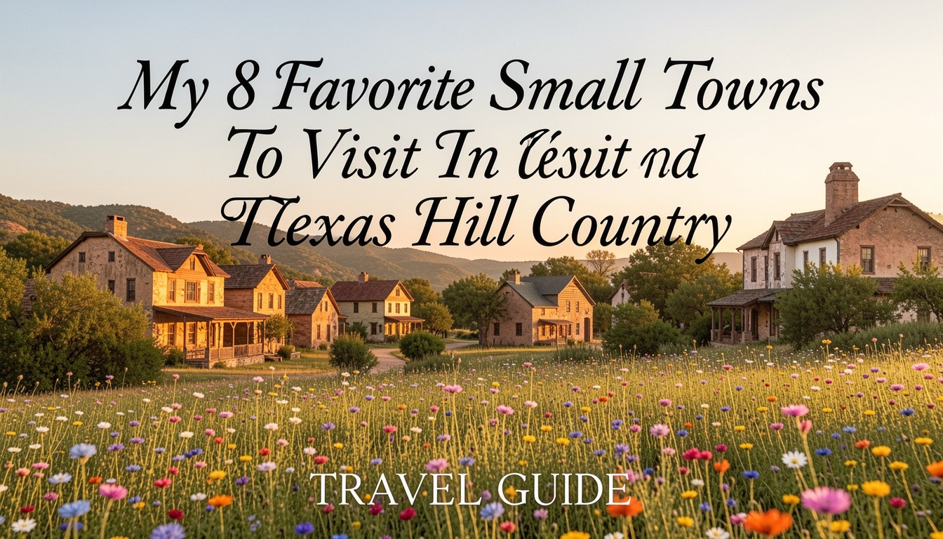 My 8 Favorite Small Towns To Visit In Texas Hill Country: 2026 Ultimate Travel Guide for Scenic Escapes & Hidden Gems