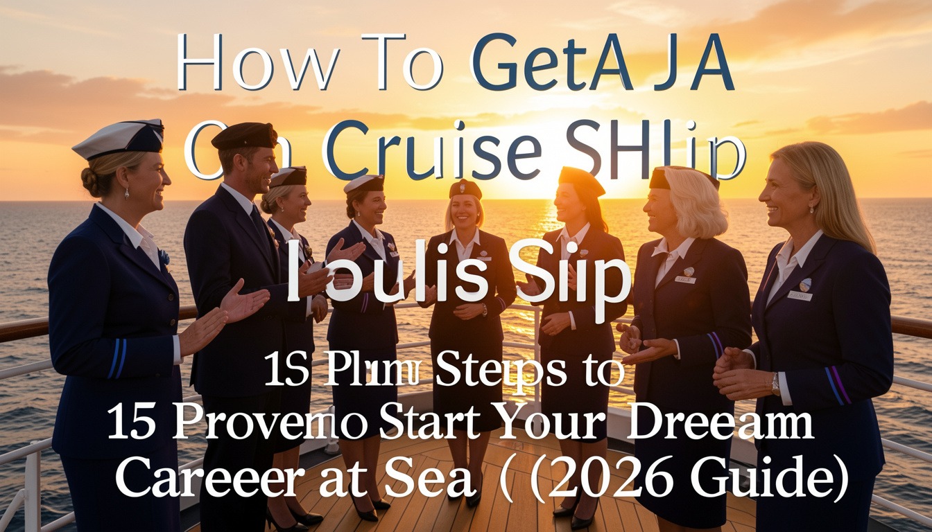 How To Get A Job On A Cruise Ship: 15 Proven Steps to Start Your Dream Career at Sea (2026 Guide)