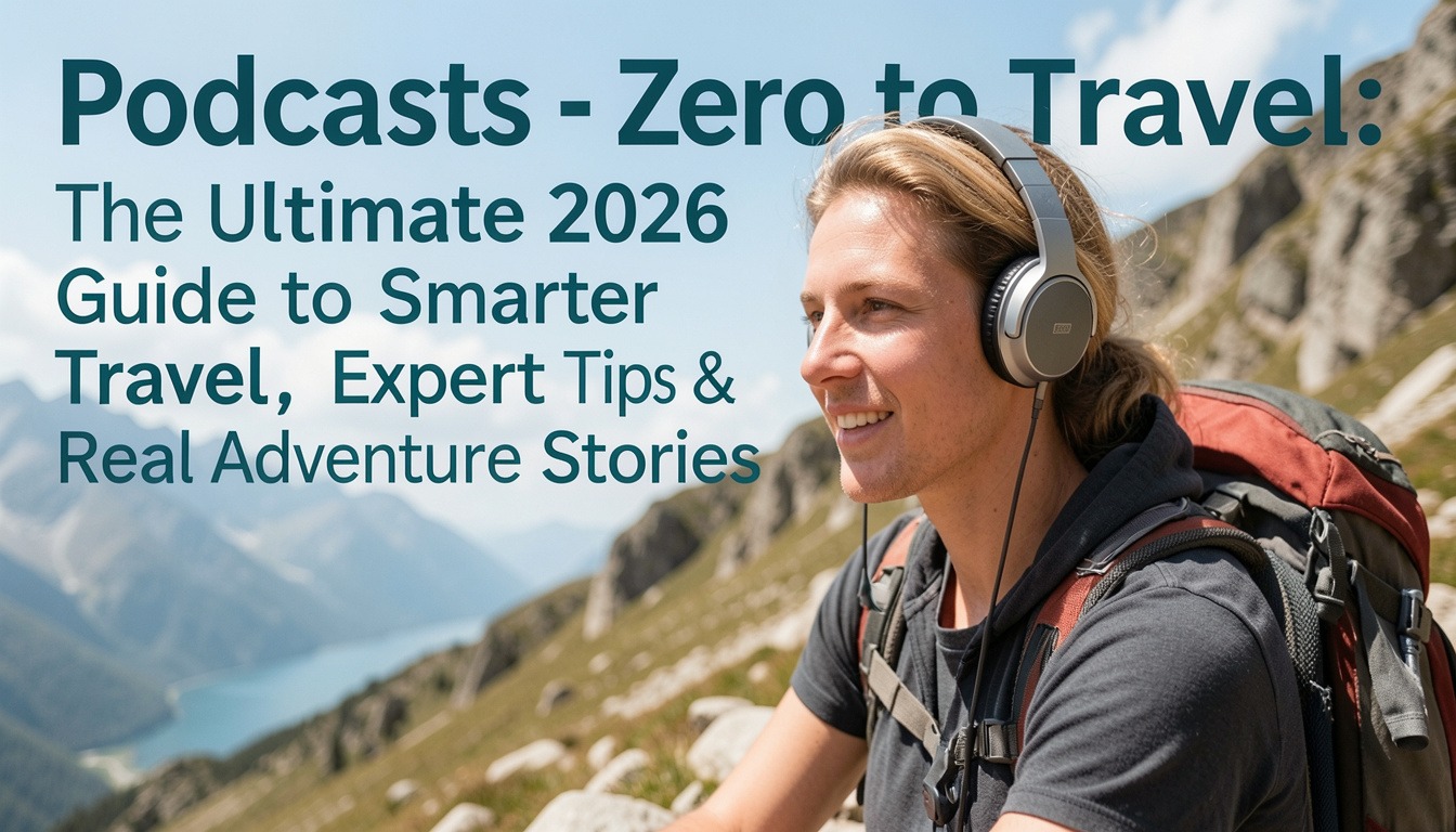 Podcasts - Zero to Travel: The Ultimate 2026 Guide to Smarter Travel, Expert Tips & Real Adventure Stories