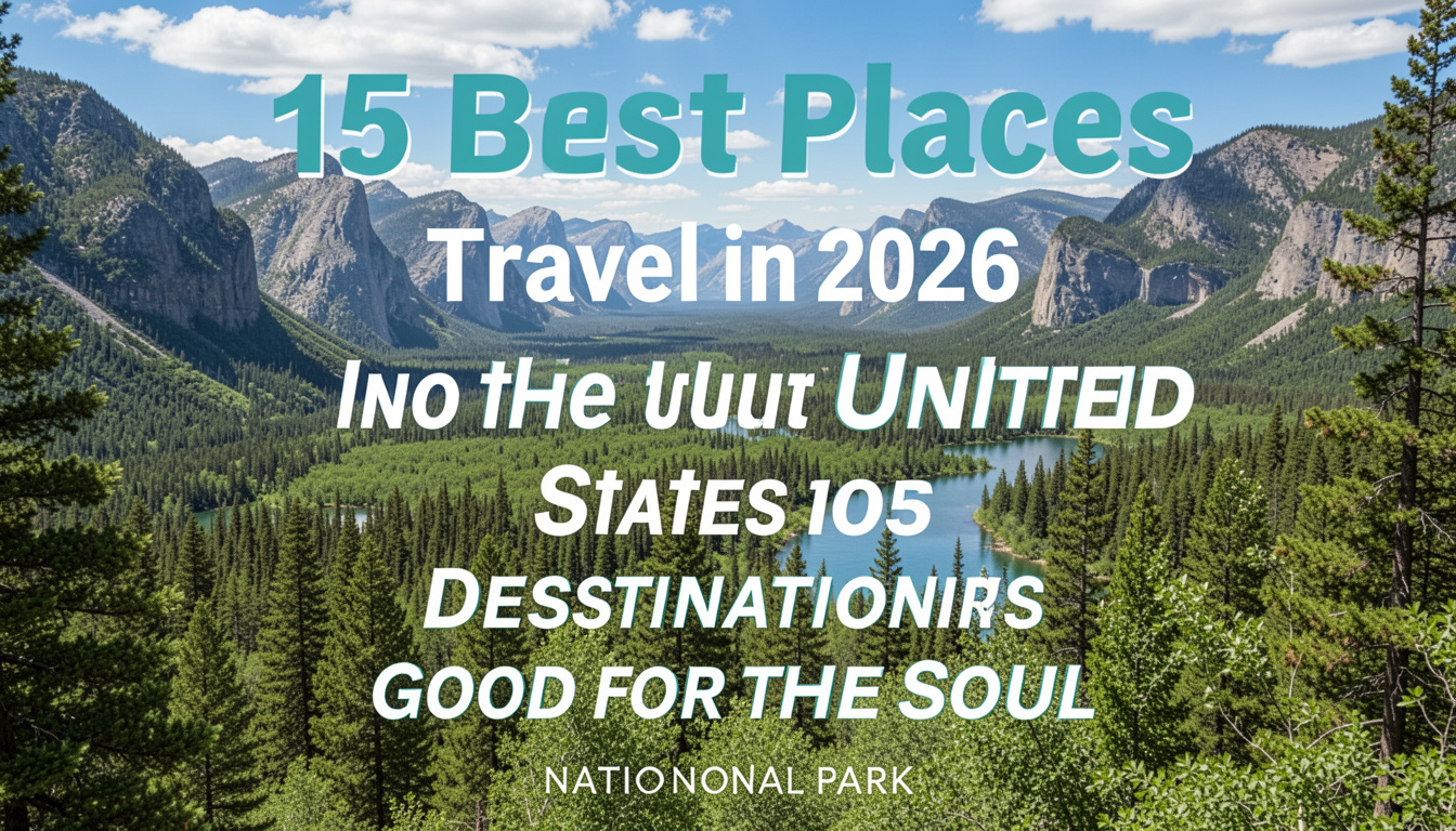 15 Best Places to Travel in 2026 in the United States: Destinations Good for the Soul