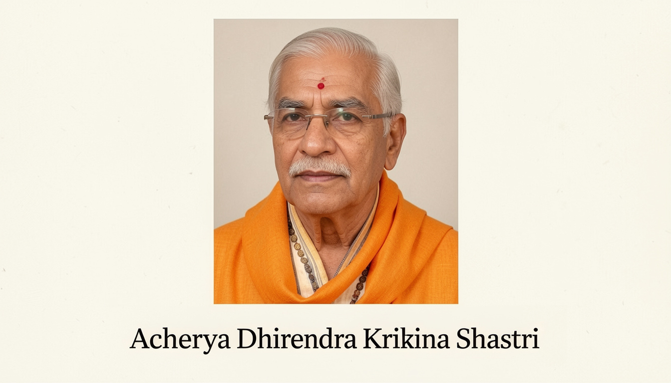 Contact - Acharya Dhirendra Krishna Shastri