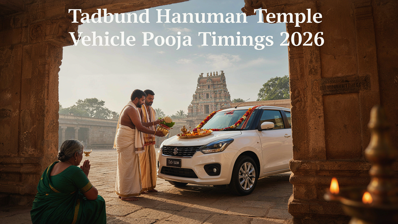 Tadbund Hanuman Temple Vehicle Pooja Timings 2026: Darshan, Fees, Aarti & Complete Guide