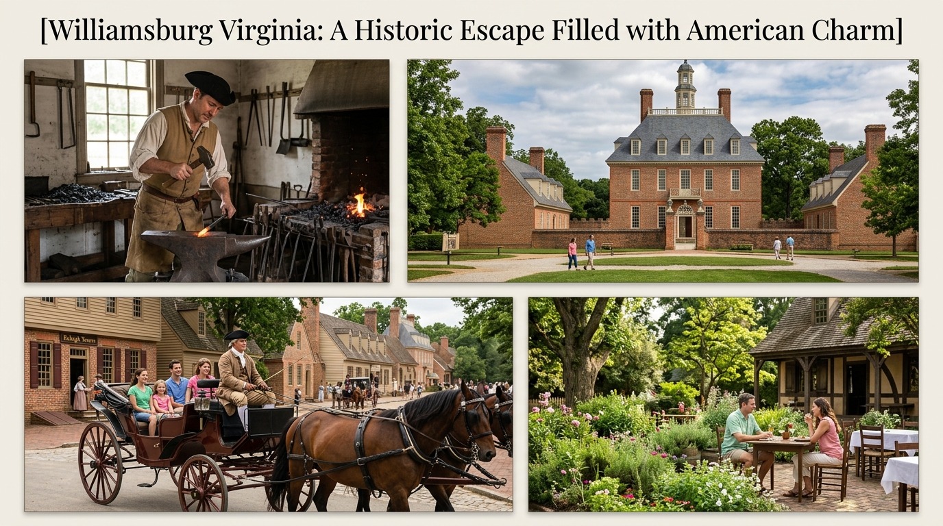 Williamsburg Virginia: A Historic Escape Filled with American Charm