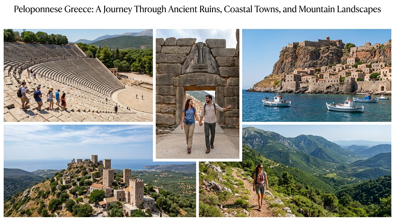 Peloponnese Greece: A Journey Through Ancient Ruins, Coastal Towns, and Mountain Landscapes