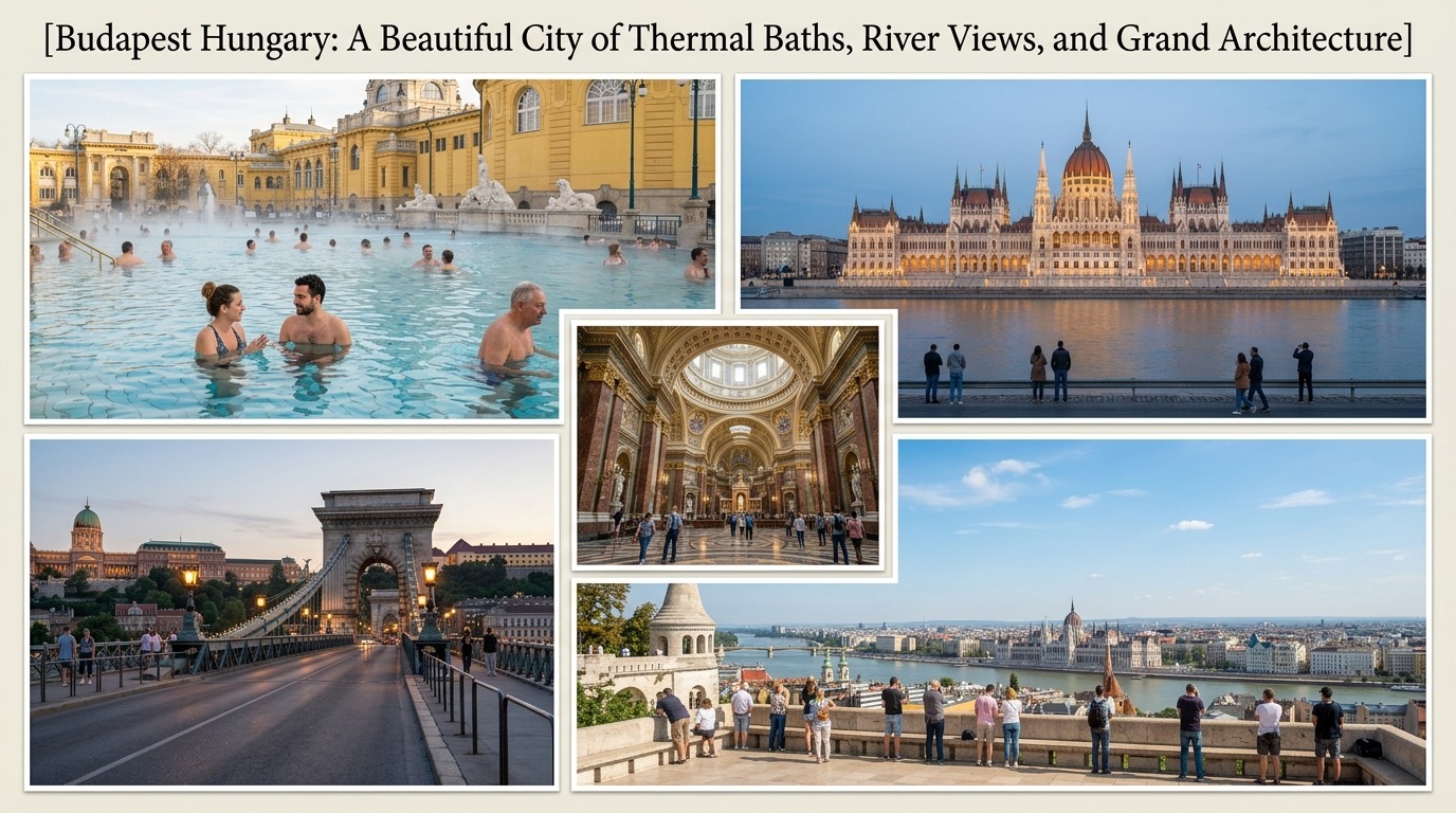 Budapest Hungary: A Beautiful City of Thermal Baths, River Views, and Grand Architecture