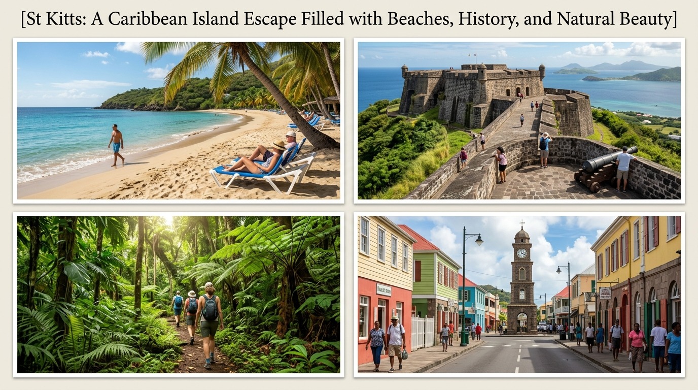 St Kitts: A Caribbean Island Escape Filled with Beaches, History, and Natural Beauty