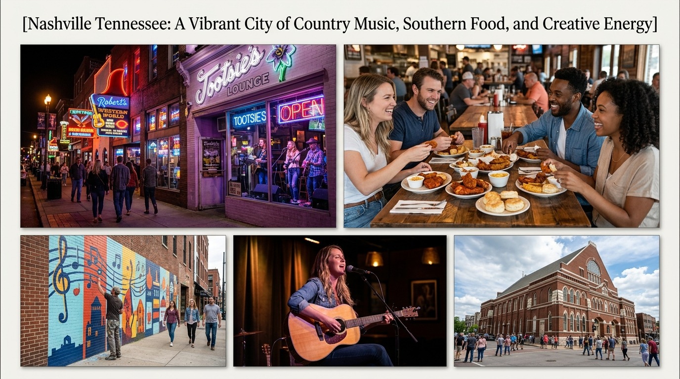 Nashville Tennessee: A Vibrant City of Country Music, Southern Food, and Creative Energy