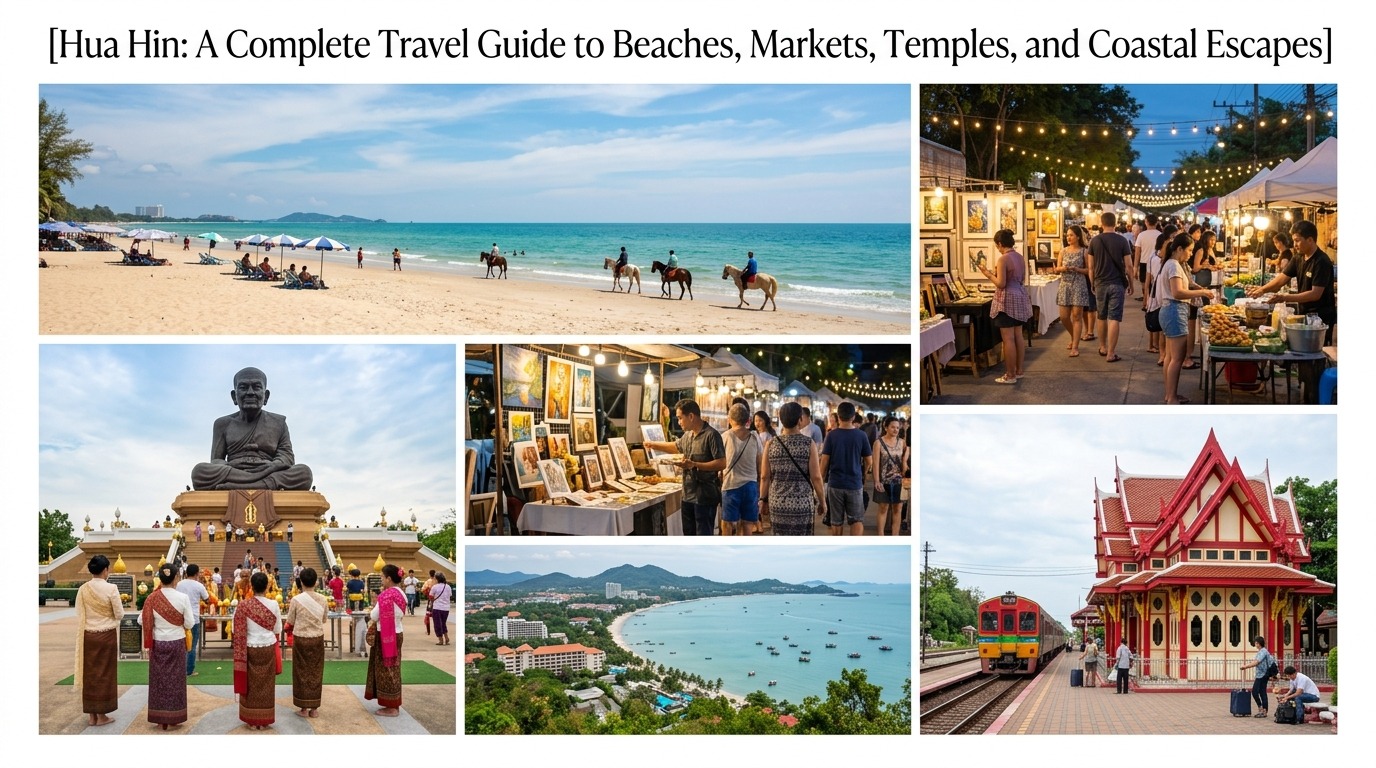 Hua Hin: A Complete Travel Guide to Beaches, Markets, Temples, and Coastal Escapes