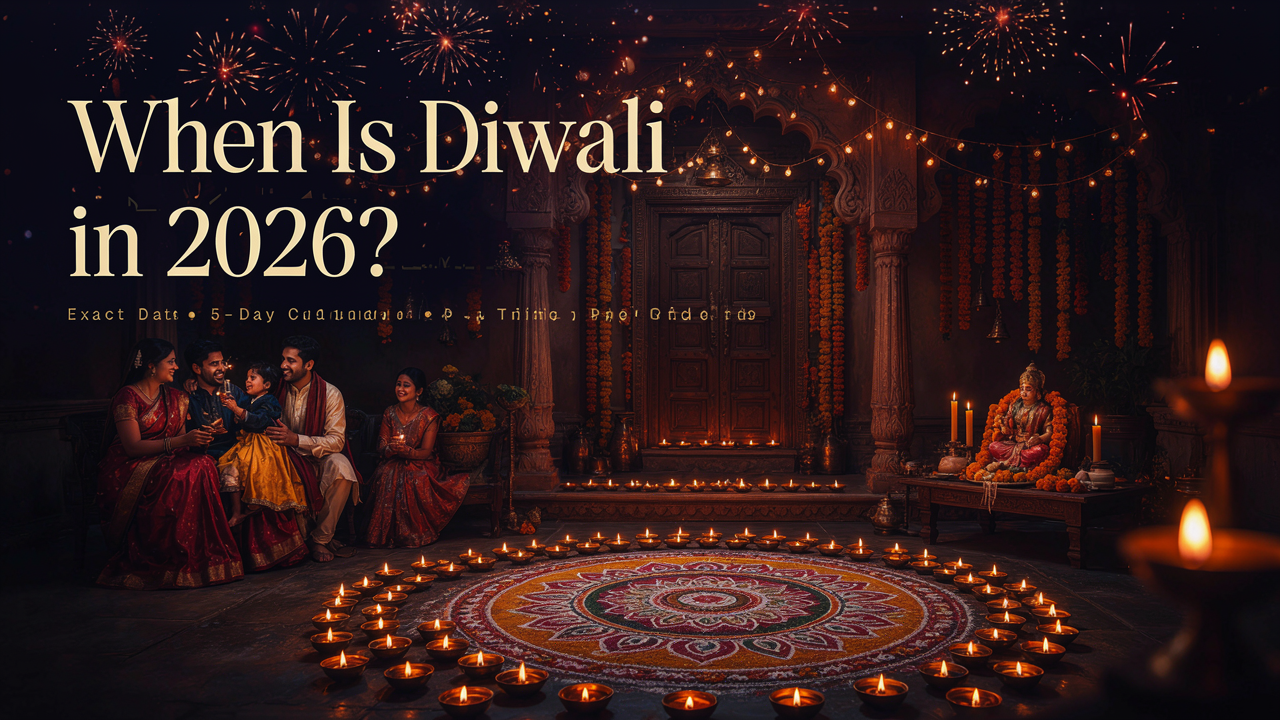 When Is Diwali in 2026? Exact Date, 5-Day Festival Calendar, Puja Timing & Travel Guide