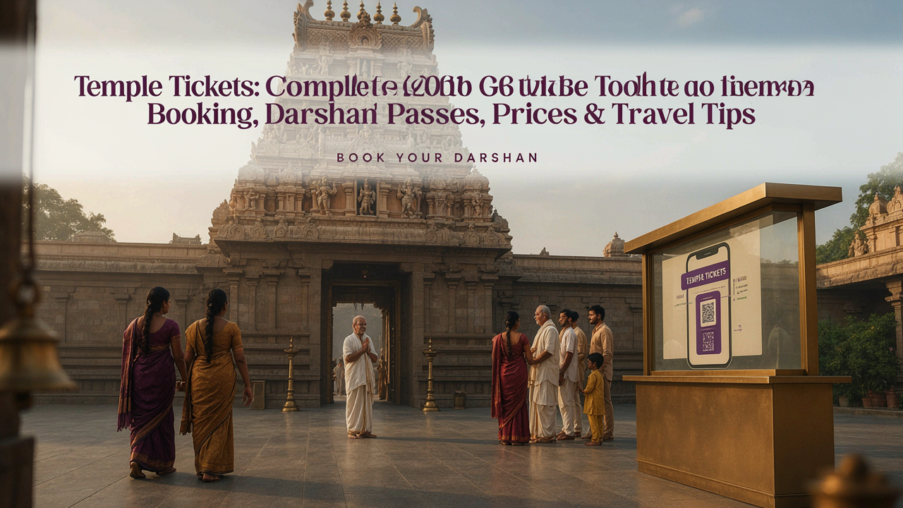 Temple Tickets: Complete 2026 Guide to Online Booking, Darshan Passes, Prices & Travel Tips
