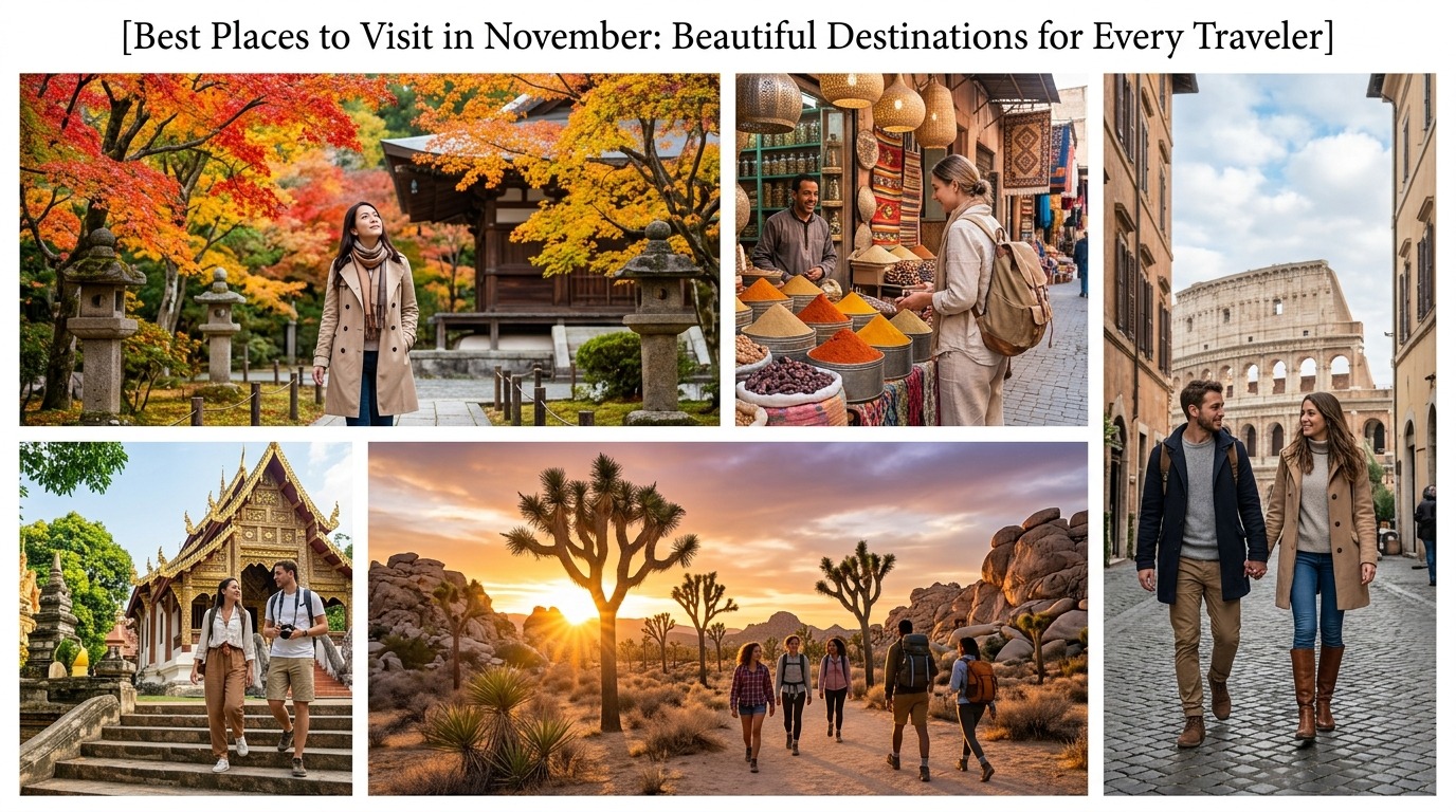 Best Places to Visit in November: Beautiful Destinations for Every Traveler