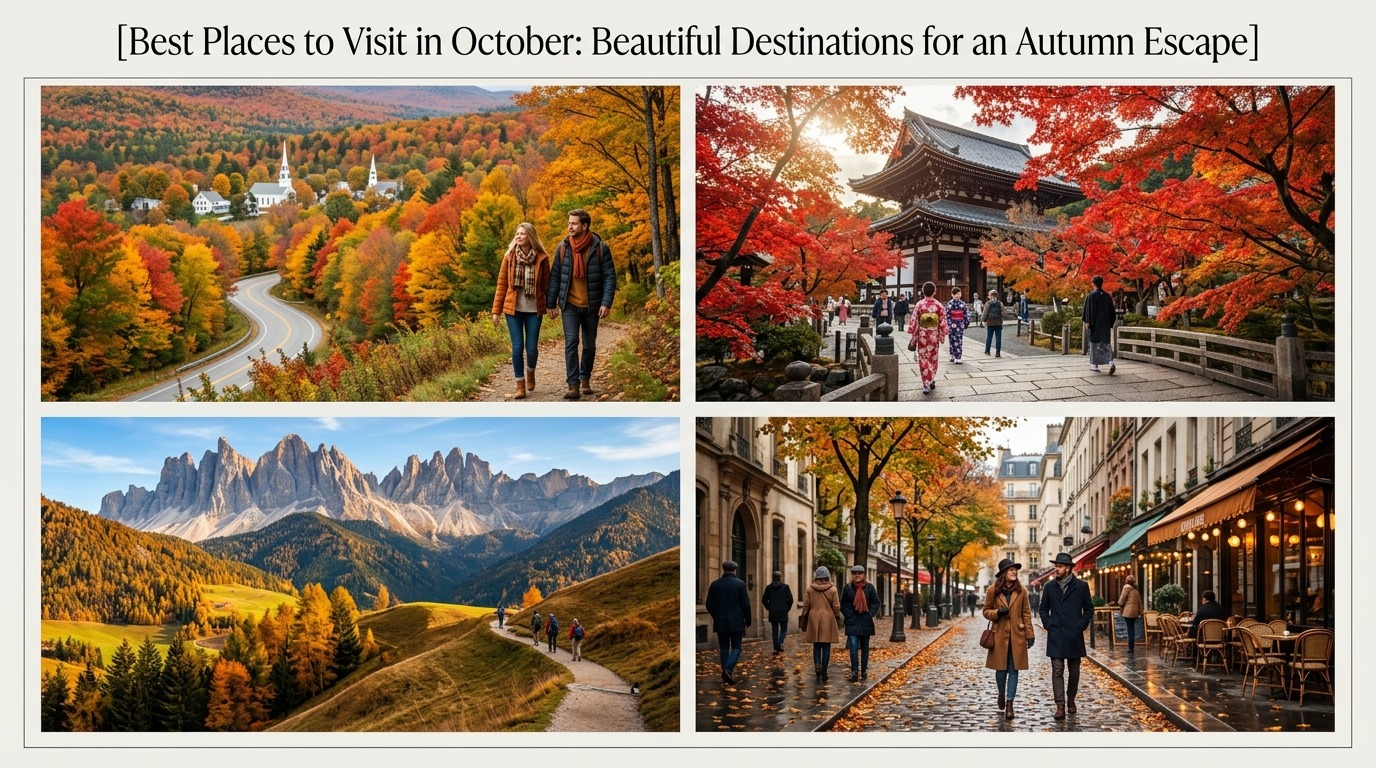 Best Places to Visit in October: Beautiful Destinations for an Autumn Escape
